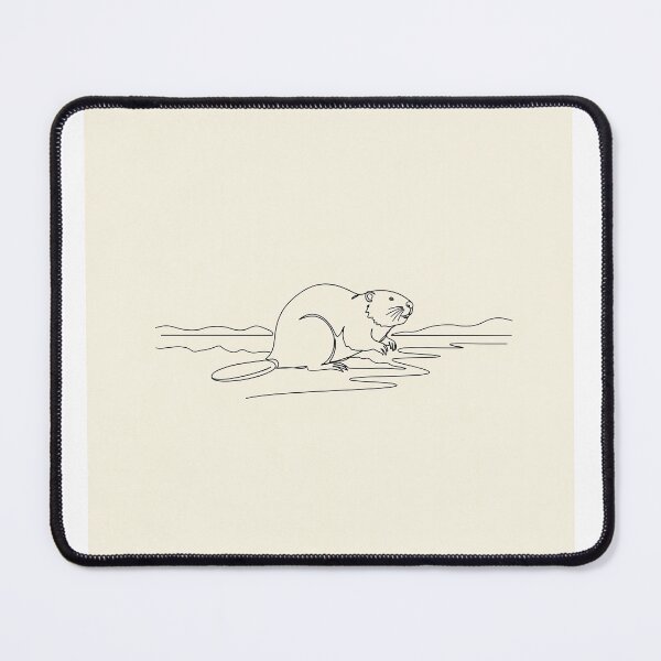 Item preview, Calm — Shoreline Beaver Minimalist Art designed and sold by borealminimal.