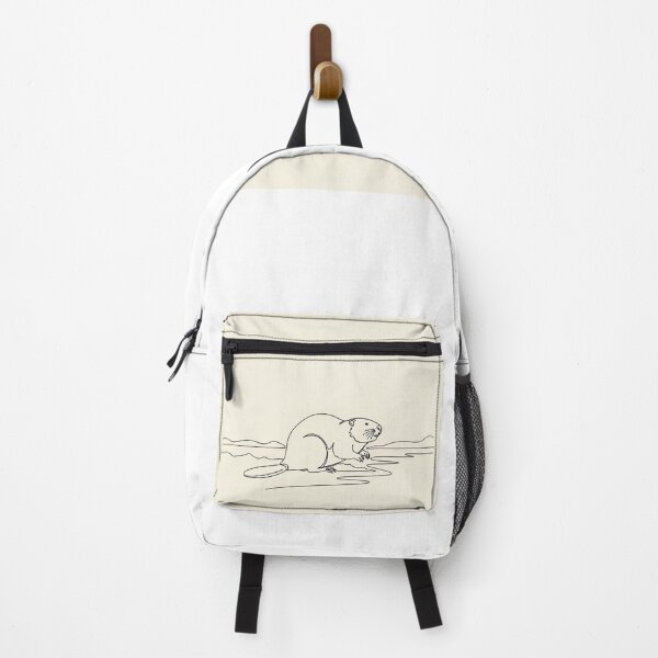 Item preview, Calm — Shoreline Beaver Minimalist Art designed and sold by borealminimal.
