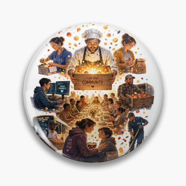 Item preview, Community Food Festival Art designed and sold by InkNovaLab.