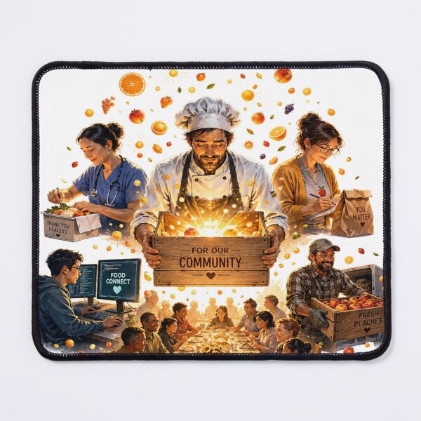 Item preview, Community Food Festival Art designed and sold by InkNovaLab.