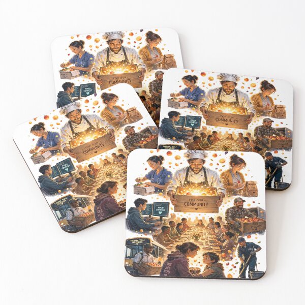 Item preview, Community Food Festival Art designed and sold by InkNovaLab.