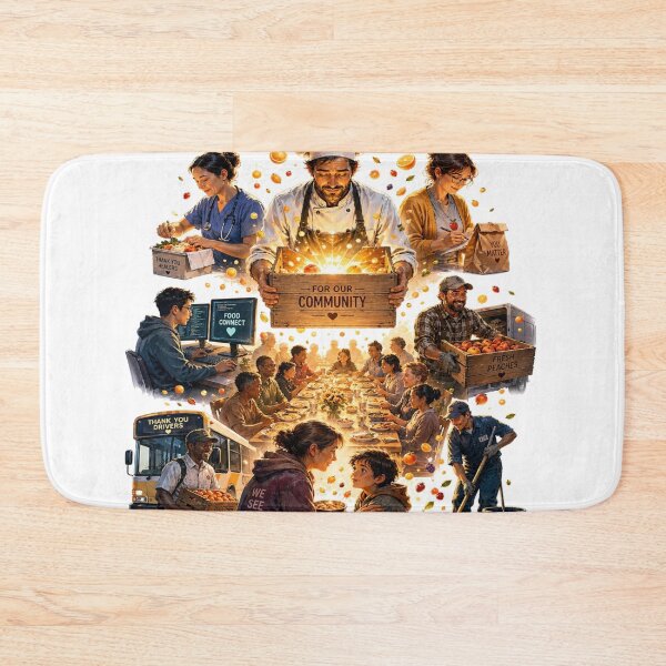 Item preview, Community Food Festival Art designed and sold by InkNovaLab.