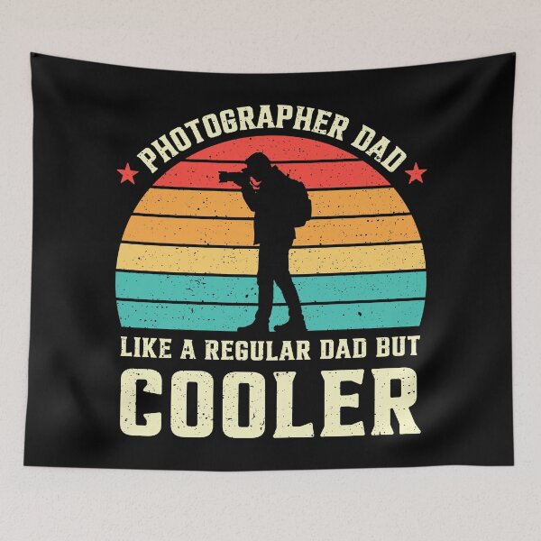 Item preview, Photographer Dad Like A Regular Dad But Cooler Retro designed and sold by RareBunny.