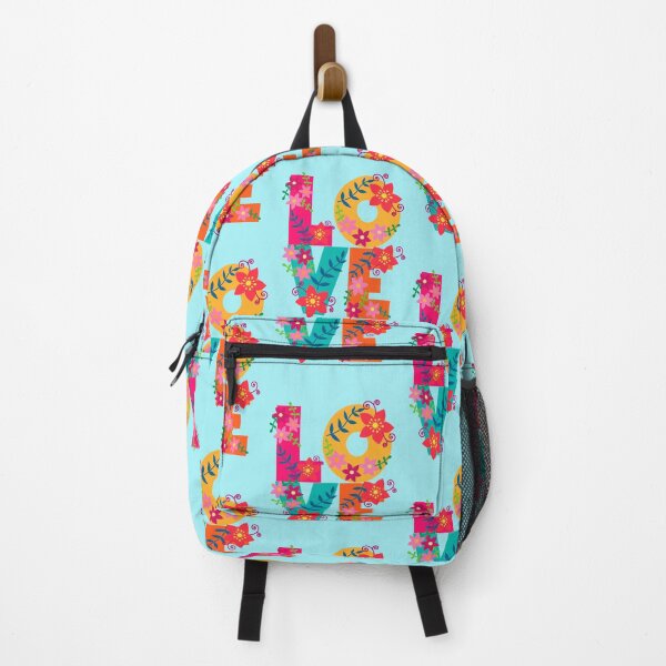 Item preview, Colorful Love typography with floral elements designed and sold by Mauswohn.