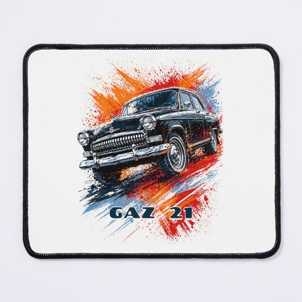 Item preview, Volga GAZ-21 Vintage Splash Art - Soviet Cult Car designed and sold by DigitalPartisan.