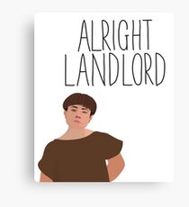 Grumio Plebs Alright Landlord? Canvas Print