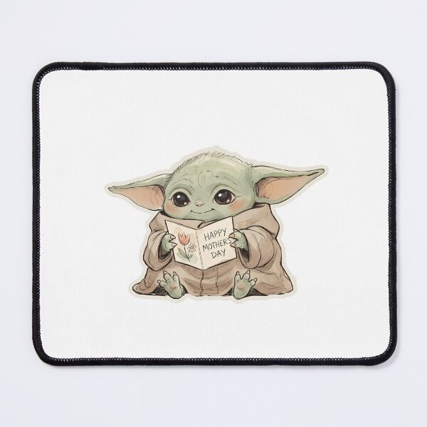 Item preview, BABY YODA MOTHER'S DAY CARD designed and sold by LIS AND MELIVERSO.