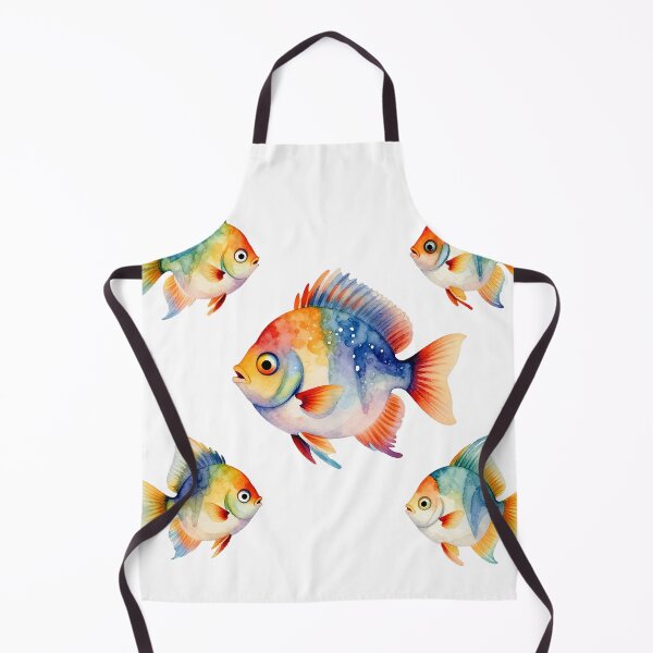 Item preview, Colorful Watercolor Fish designed and sold by Mia's Menagerie.