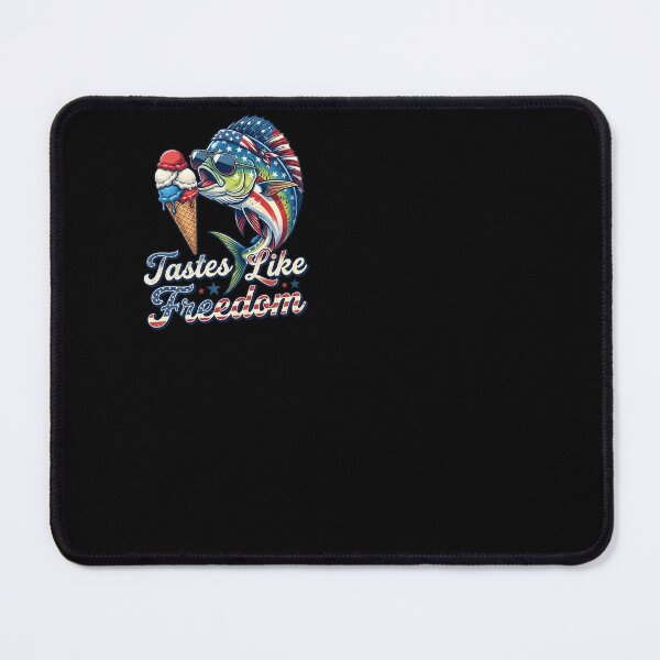 Item preview, Patriotic Fishing 4th of July Tastes Like Freedom designed and sold by KroghDs.