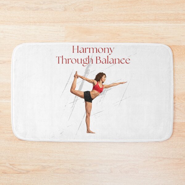 Item preview, Arte de motivación para la mujer en la postura Natarajasana del yoga geométrico designed and sold by Mania Graphix.