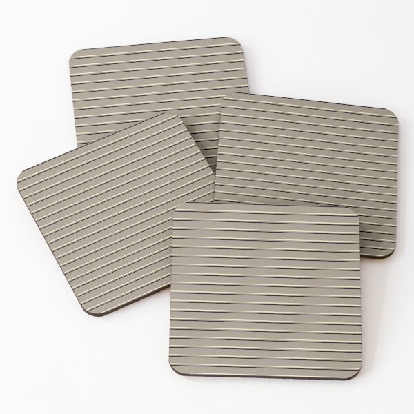 Item preview, Weathered teak, dutch white & black horizontal lines designed and sold by Mint + Midnight.