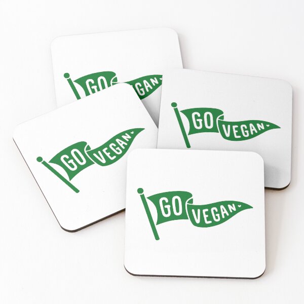 Item preview, Go Vegan Flag designed and sold by Plant Cult.