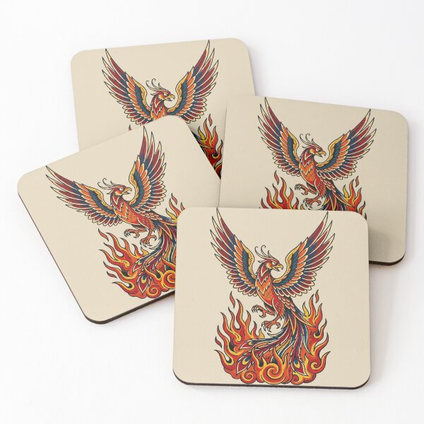 Item preview, Phoenix Rising Tattoo designed and sold by Thunderbelts.