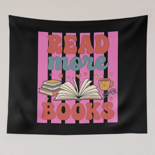 Item preview, Retro Read More Books Librarian Teacher designed and sold by KroghDs.