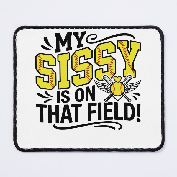 Item preview, Softball Sister Sissy Sports Game Day designed and sold by KroghDs.