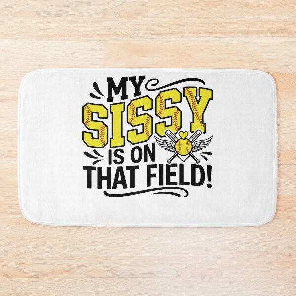 Item preview, Softball Sister Sissy Sports Game Day designed and sold by KroghDs.