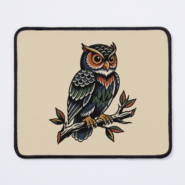 Item preview, Owl Tattoo designed and sold by Thunderbelts.