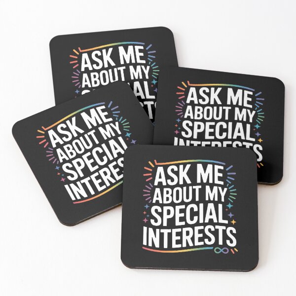 Item preview, Ask Me About My Special Interests Autism Gift Neurodiversity designed and sold by Say It With Ink.