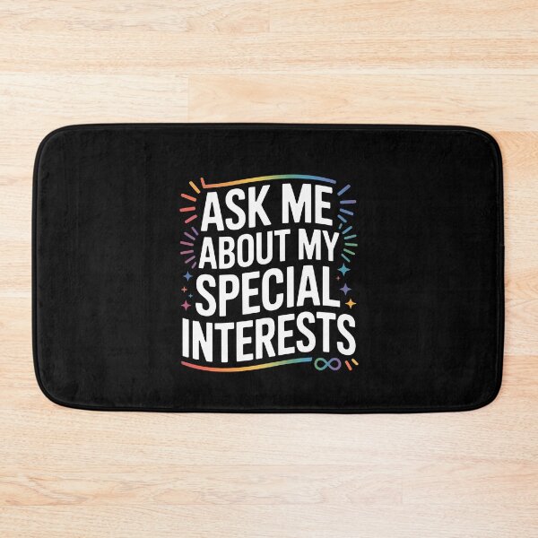 Item preview, Ask Me About My Special Interests Autism Gift Neurodiversity designed and sold by Say It With Ink.