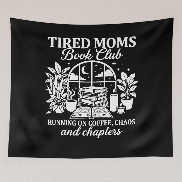 Item preview, Tired Mom Book Club Coffee Reader Gift designed and sold by KroghDs.