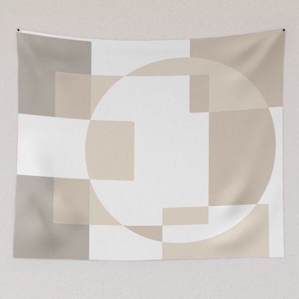 Item preview, Neutral tone geometric overlay designed and sold by PatternDesign01.