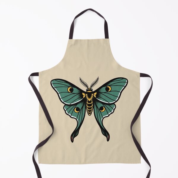 Item preview, Lunar Moth Tattoo designed and sold by Thunderbelts.