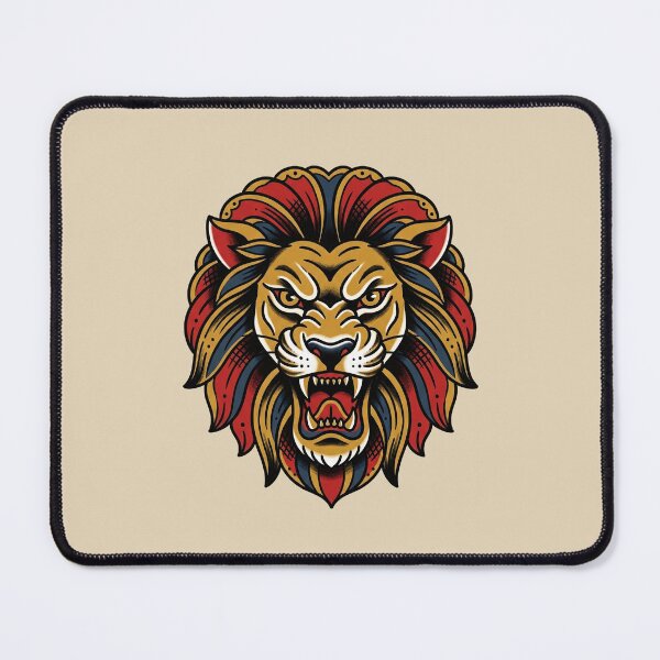 Item preview, Lion Head Tattoo designed and sold by Thunderbelts.