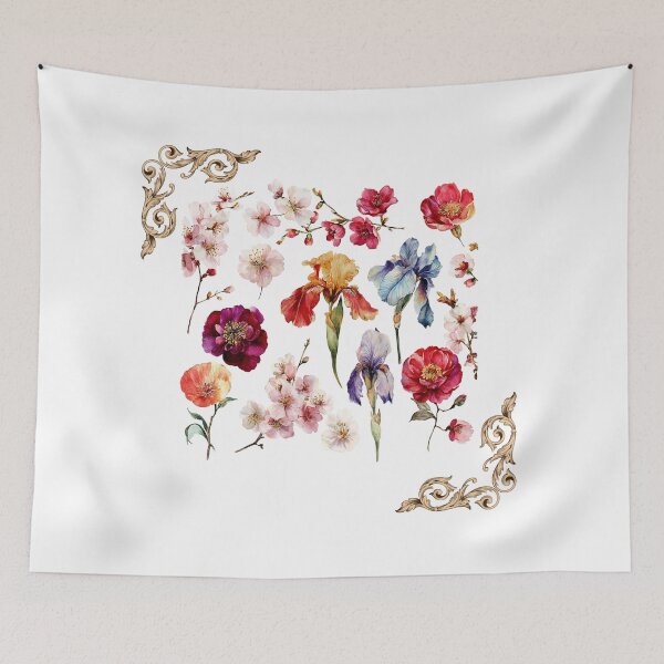 Item preview, Botanical Therapy Watercolor Floral Design designed and sold by Anastasiia Yurevych.