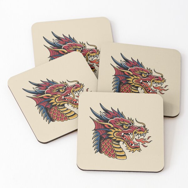 Item preview, Head Dragon Tattoo designed and sold by Thunderbelts.