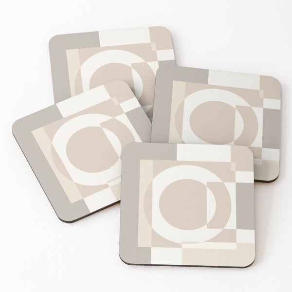 Item preview, Neutral tone geometric overlay designed and sold by PatternDesign01.