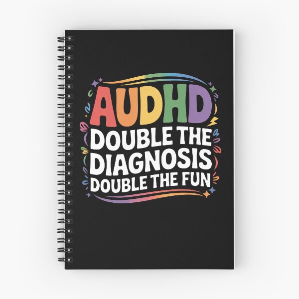 Item preview, AUDHD Double the Diagnosis Double the Fun Autism ADHD Gift designed and sold by Say It With Ink.