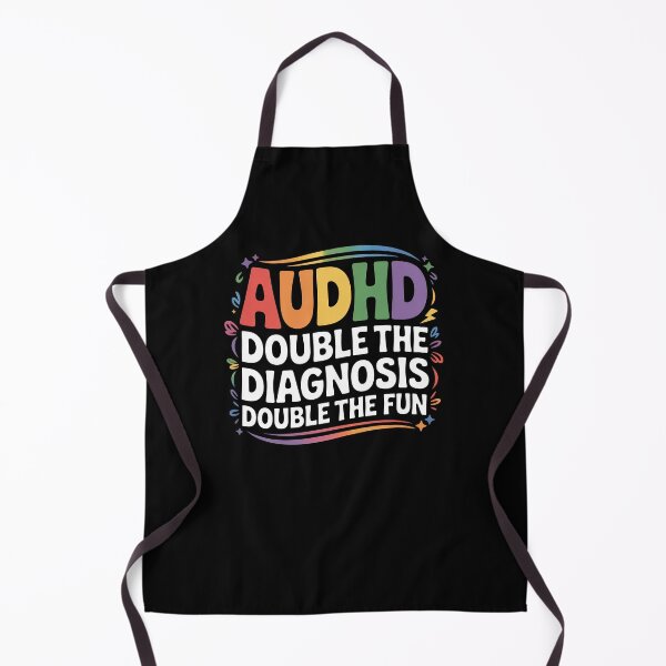 Item preview, AUDHD Double the Diagnosis Double the Fun Autism ADHD Gift designed and sold by Say It With Ink.