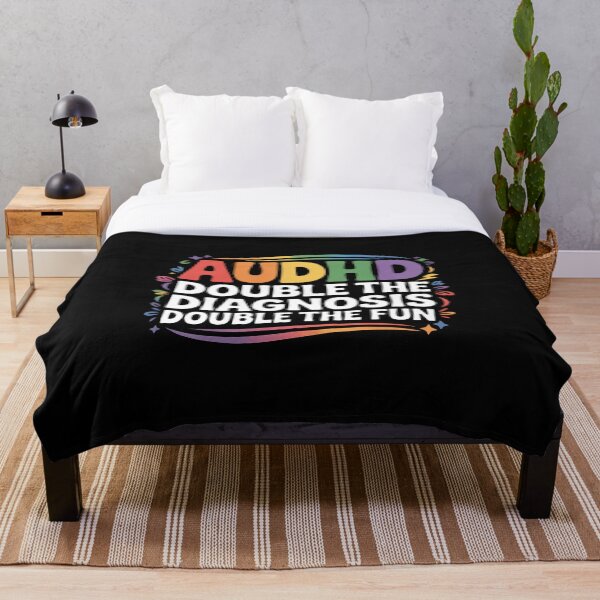 Item preview, AUDHD Double the Diagnosis Double the Fun Autism ADHD Gift designed and sold by Say It With Ink.