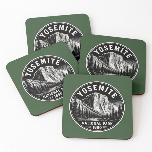Item preview, Yosemite National Park Vintage Badge – El Capitan Retro Mountain Adventure Design designed and sold by ThreadTheory976.
