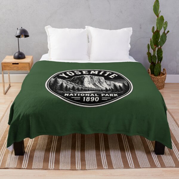 Item preview, Yosemite National Park Vintage Badge – El Capitan Retro Mountain Adventure Design designed and sold by ThreadTheory976.