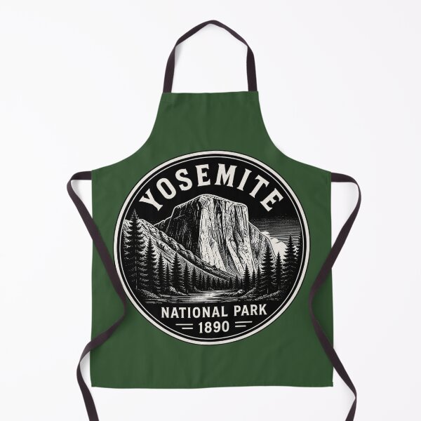 Item preview, Yosemite National Park Vintage Badge – El Capitan Retro Mountain Adventure Design designed and sold by TheClockOutClub.