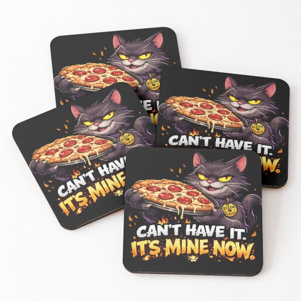 Item preview, Funny Pizza Cat Can't Have It Meme designed and sold by Moody Vibes Studio.