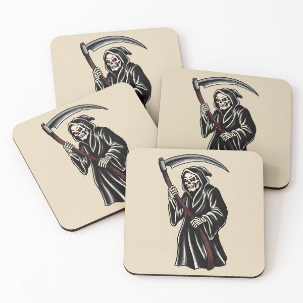 Item preview, Grim reaper Tattoo designed and sold by Thunderbelts.