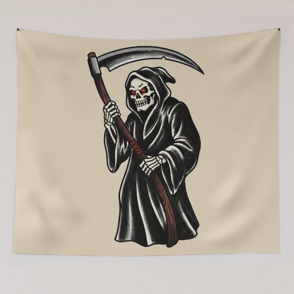 Item preview, Grim reaper Tattoo designed and sold by Thunderbelts.