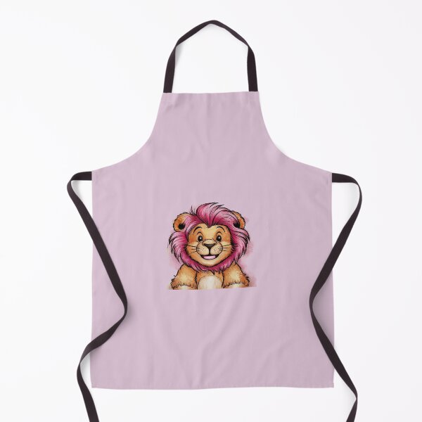 Item preview, Funny friendly greeting lion for kids and children designed and sold by ArtEventET.