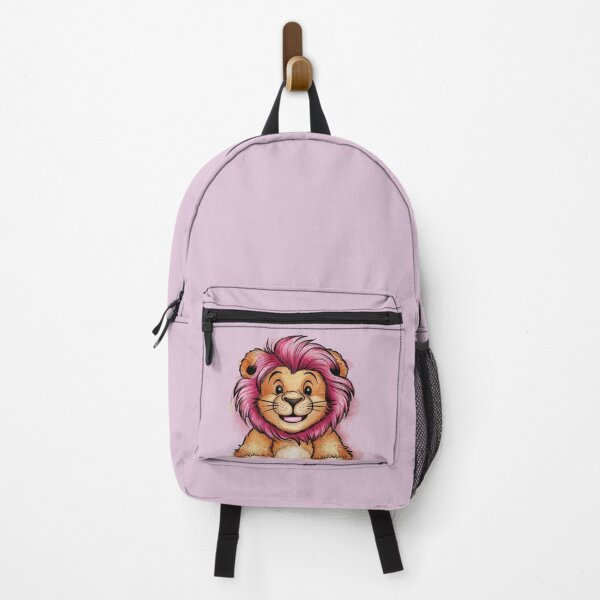 Item preview, Funny friendly greeting lion for kids and children designed and sold by ArtEventET.