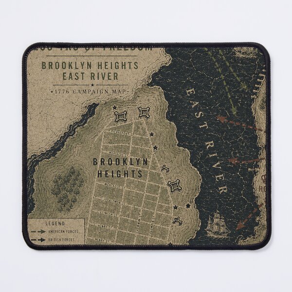 Item preview, Battle of Brooklyn 1776 Vintage Revolutionary War Map designed and sold by rygenr8.