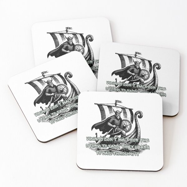 Item preview, Viking Longship - Sailing into the Storm designed and sold by malishaminja.