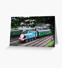 Thomas Leaves the Station Greeting Card