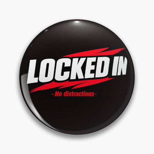 Item preview, LOCKED IN – No Distractions Streetwear Design designed and sold by FrameFlow.