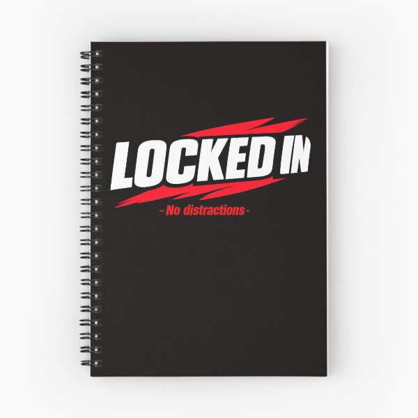 Item preview, LOCKED IN – No Distractions Streetwear Design designed and sold by FrameFlow.