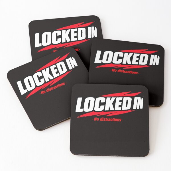 Item preview, LOCKED IN – No Distractions Streetwear Design designed and sold by FrameFlow.