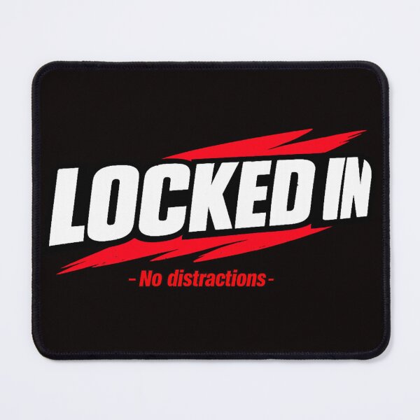 Item preview, LOCKED IN – No Distractions Streetwear Design designed and sold by FrameFlow.