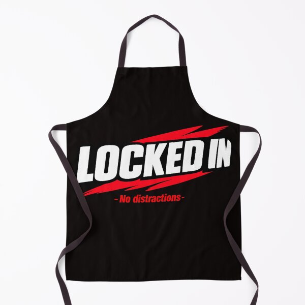 Item preview, LOCKED IN – No Distractions Streetwear Design designed and sold by FrameFlow.
