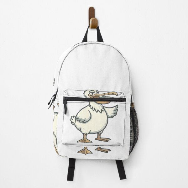 Item preview, Pelican With Fish Pocket Creatures Cute Animal Sticker designed and sold by Panom Suavichien.